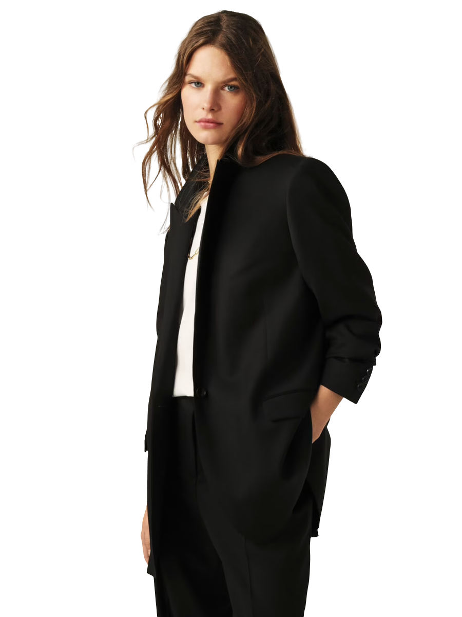 Longblazer Visha in Schwarz