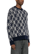 Pullover aus Logo-Jacquard