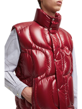 Quilted down vest