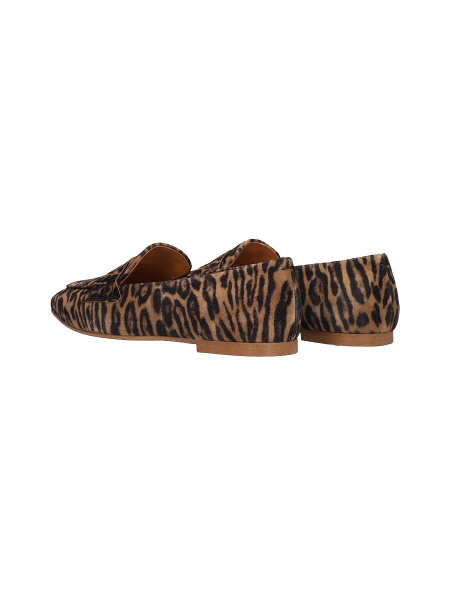 Slipper mit Leoprint