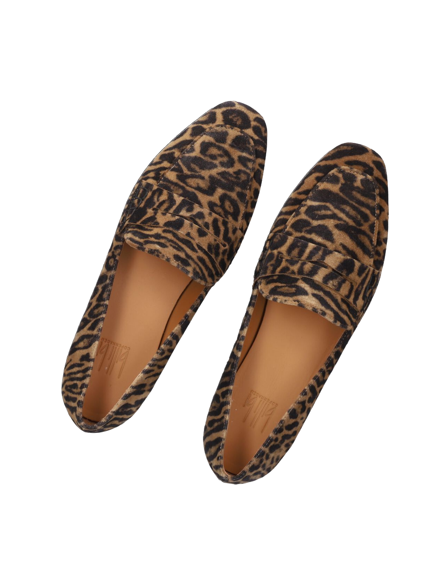 Slipper mit Leoprint