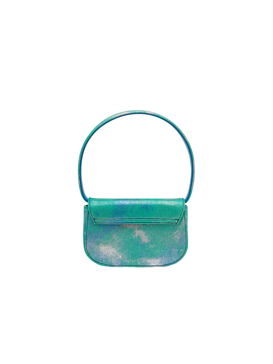 Schultertasche 1DR in Blau/Grün