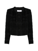 Cropped-Jacke aus Tweed