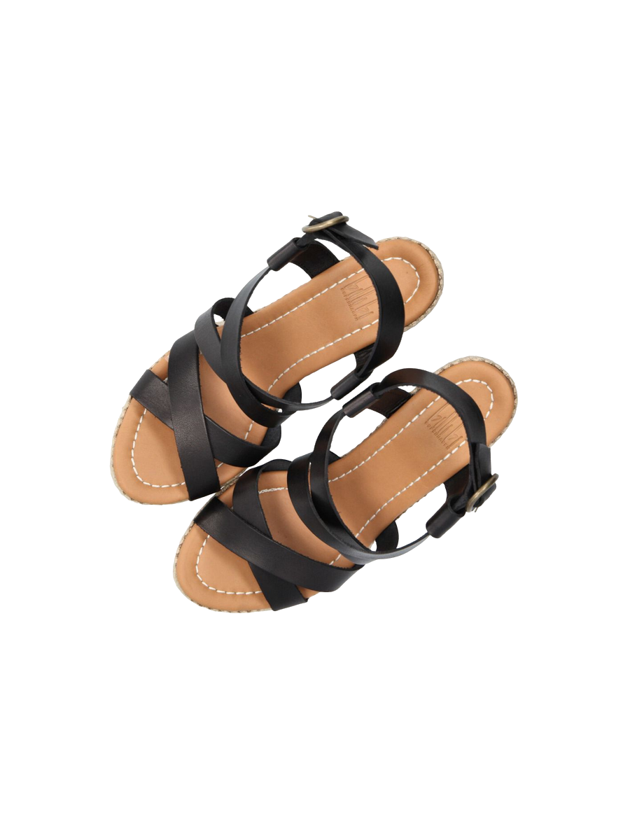 Sandalen mit Keilabsatz