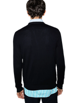 POLO RALPH LAUREN - Slim-Fit Baumwollpullover in dunkelblau