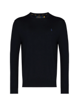 POLO RALPH LAUREN - Slim-Fit Baumwollpullover in dunkelblau