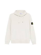 STONE ISLAND - Hoodie mit Kompass-Patch in Ecru