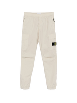 STONE ISLAND - Jogginghose mit aufgesetzten Taschen in beige