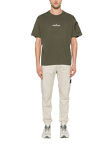 STONE ISLAND - Jogginghose mit aufgesetzten Taschen in beige