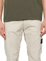 STONE ISLAND - Jogginghose mit aufgesetzten Taschen in beige