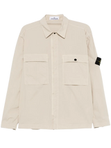 STONE ISLAND - Overshirt mit Logo-Patch