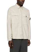 STONE ISLAND - Overshirt mit Logo-Patch