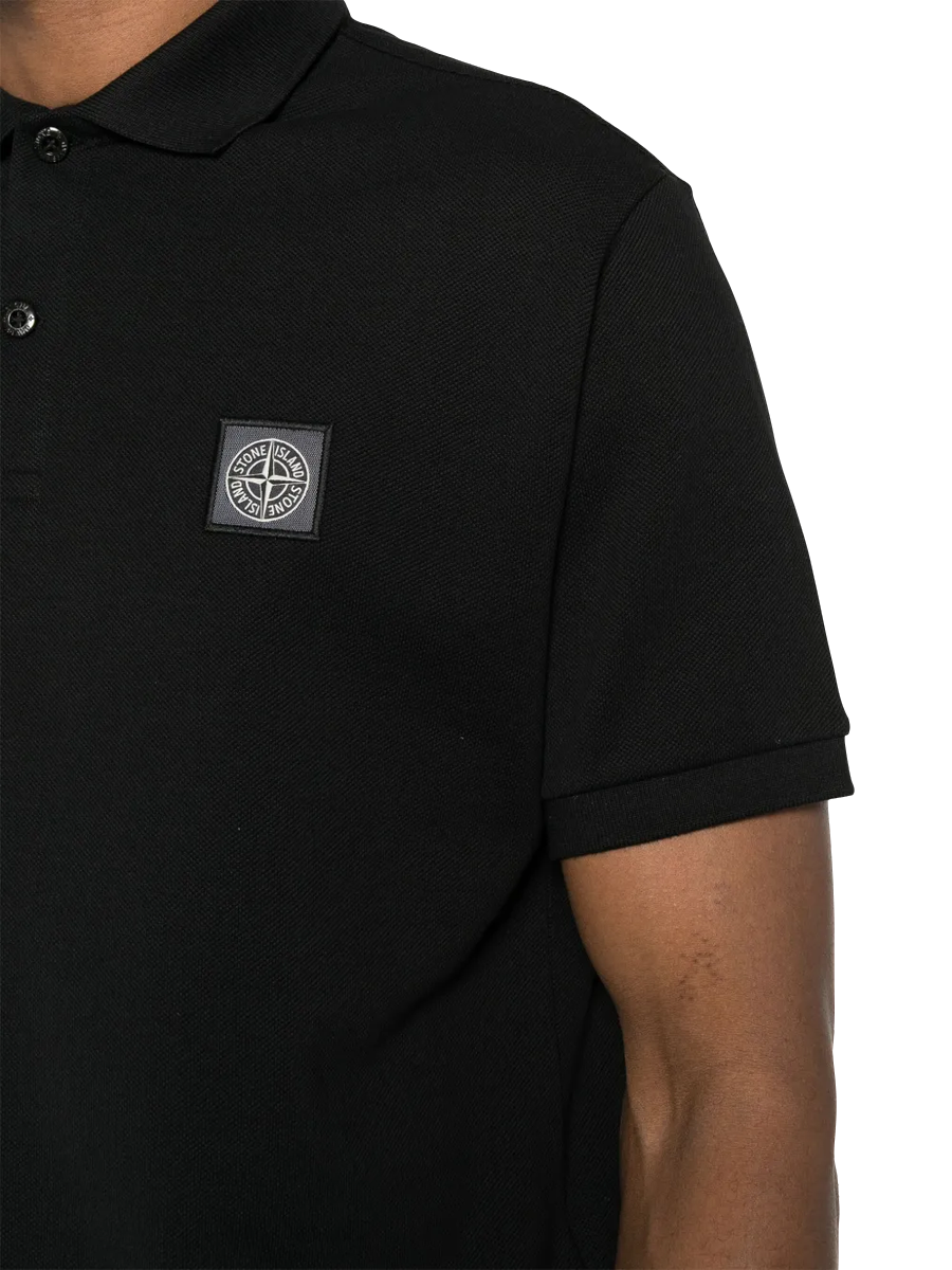 STONE ISLAND - Poloshirt mit Logo-Patch