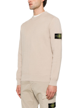 STONE ISLAND - Pullover mit Kompass-Patch in Beige
