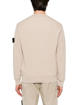 STONE ISLAND - Pullover mit Kompass-Patch in Beige
