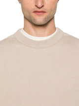 STONE ISLAND - Pullover mit Kompass-Patch in Beige