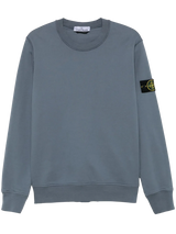 STONE ISLAND - Sweatshirt mit Kompass-Patch in Blau