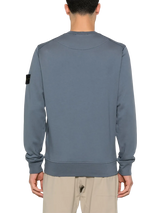 STONE ISLAND - Sweatshirt mit Kompass-Patch in Blau