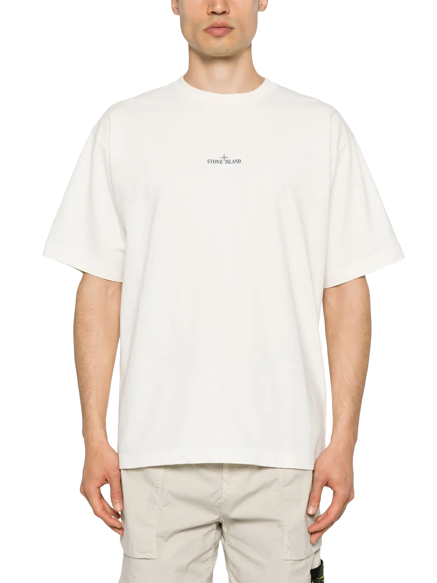 STONE ISLAND - T-shirt mit Logo-Print