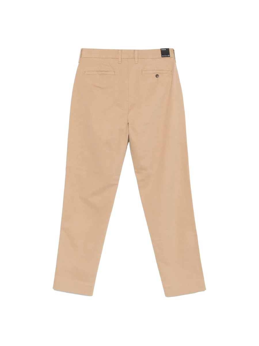 VINCE - Straight-Leg-Hose in Beige