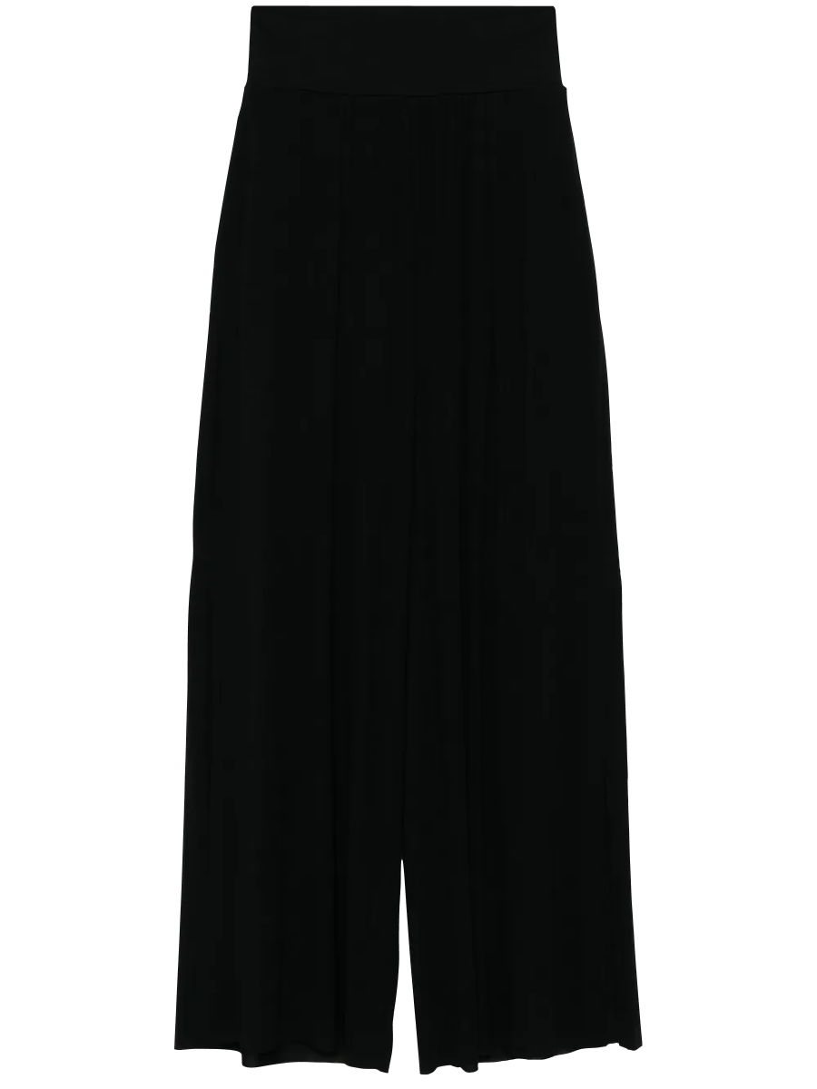 THOM KROM - Hose mit weitem Bein in Schwarz