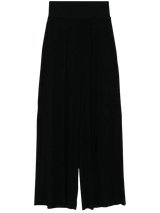 THOM KROM - Hose mit weitem Bein in Schwarz