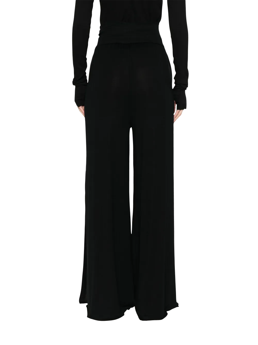 THOM KROM - Hose mit weitem Bein in Schwarz