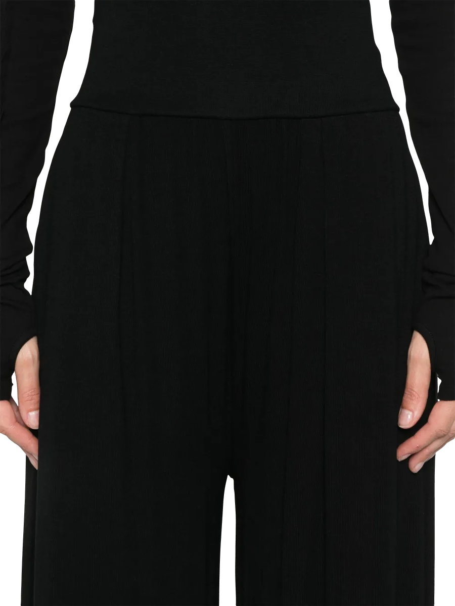 THOM KROM - Hose mit weitem Bein in Schwarz