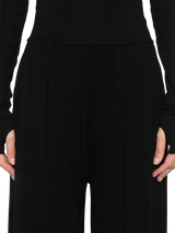 THOM KROM - Hose mit weitem Bein in Schwarz
