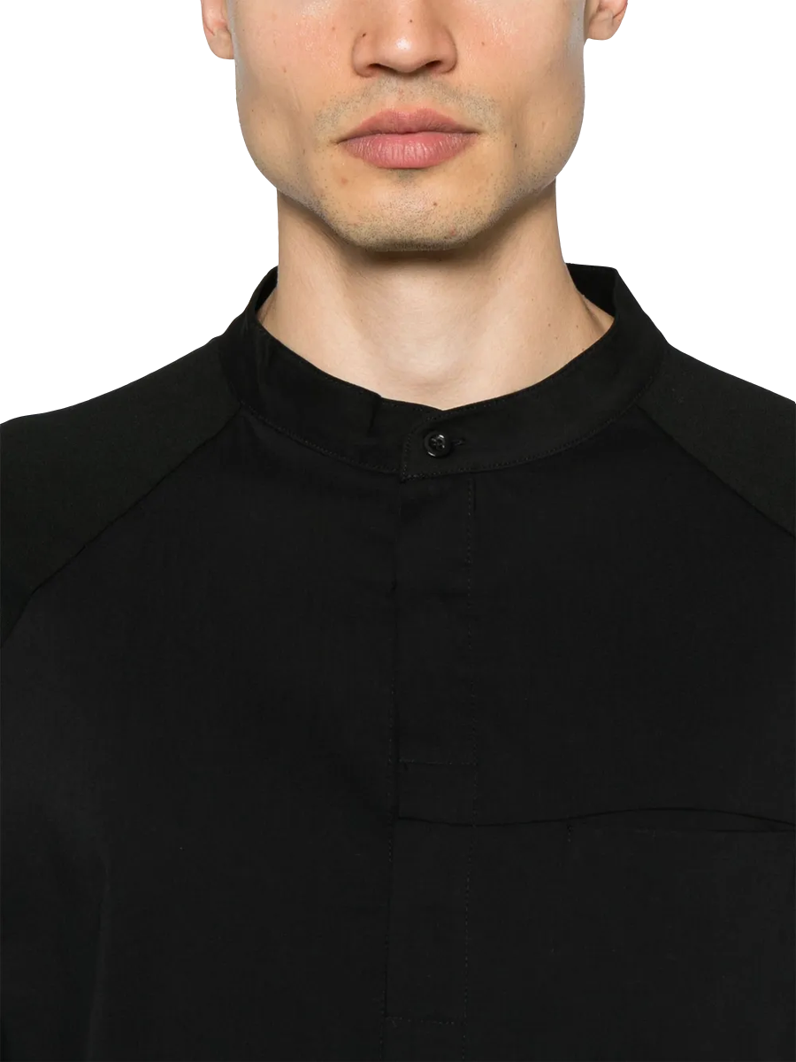 THOM KROM - Langes Hemd in schwarz