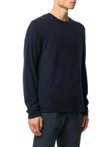 VINCE - Kaschmirpullover mit rundem Ausschnitt in Marineblau