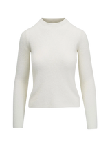 VINCE - Pullover aus Bouclé in Weiß