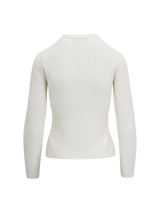 VINCE - Pullover aus Bouclé in Weiß