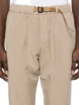 WHITE SAND - Hose mit Gürtel in Beige