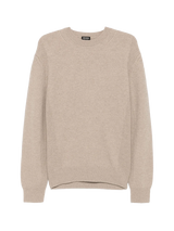 ZEGNA - Klassischer Kaschmirpullover in Beige