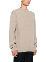 ZEGNA - Klassischer Kaschmirpullover in Beige