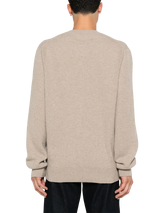 ZEGNA - Klassischer Kaschmirpullover in Beige