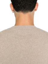 ZEGNA - Klassischer Kaschmirpullover in Beige